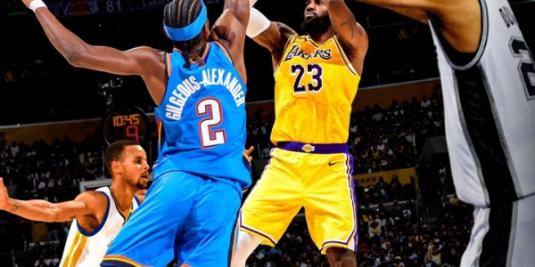 蜘蛛直播-ESPN：詹姆斯见证马刺王朝和勇士王朝 如今或将见证SGA雷霆王朝？